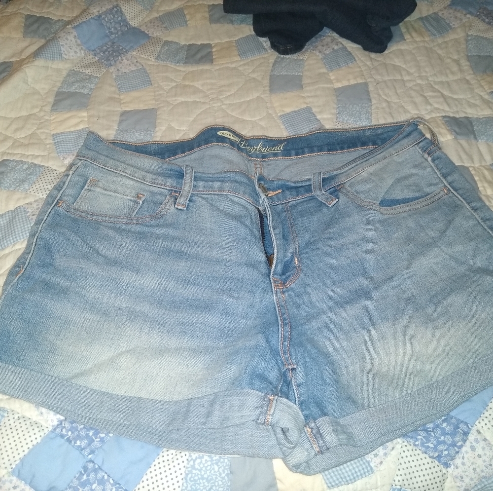 Blue jean shorts size 10